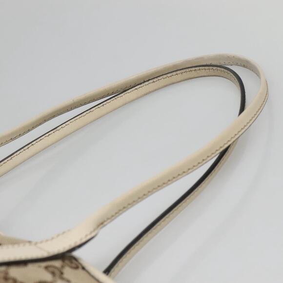 GUCCI GG Canvas Tote Bag Beige Gold - Picture 8 of 16